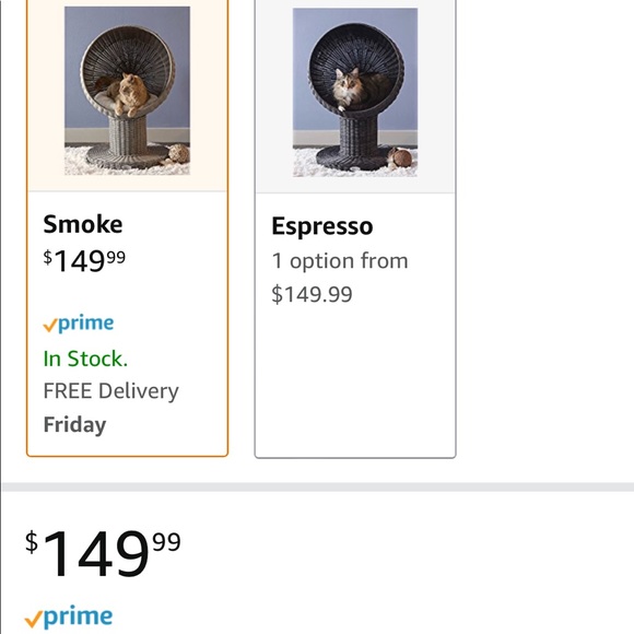 Globe Rattan Wicker Cat Tower - Picture 12 of 13